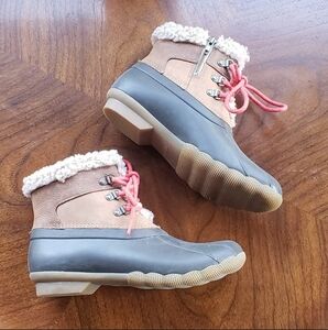 SPERRY Faux Fur Duck Boots Women's Size 8.5